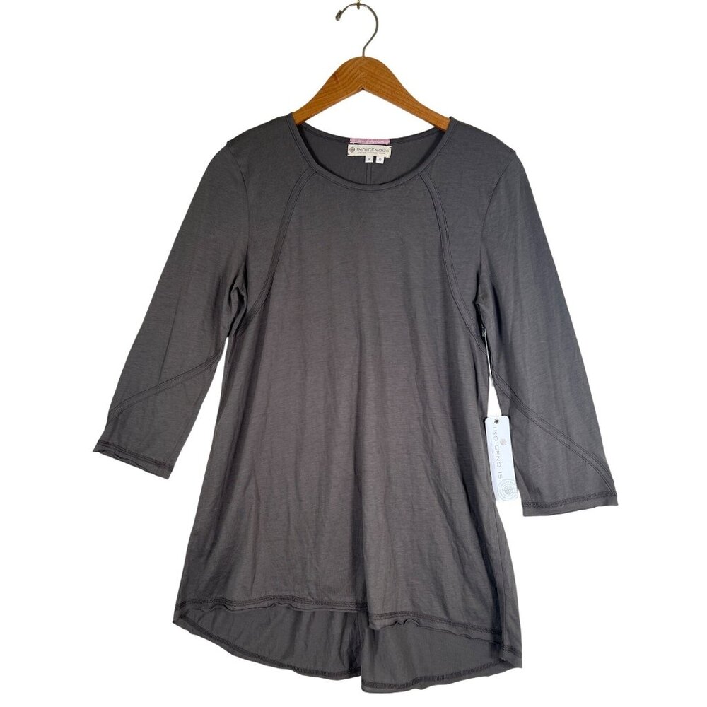 NWT Indigenous Womens Size S Top Artesian Fair Trade Hand Loomed Organic Cotton